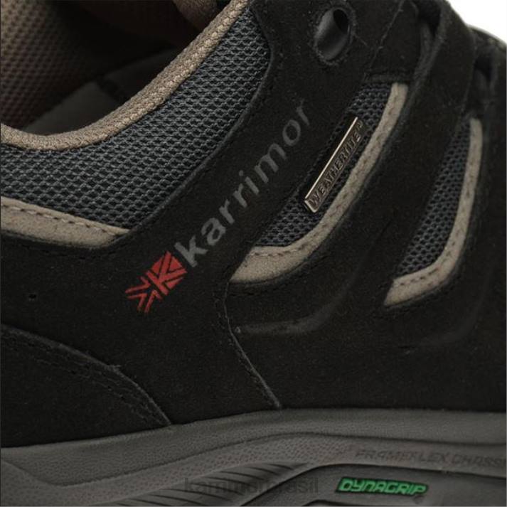 Karrimor homens montar sapatos baixos para caminhada preto calçados 822281