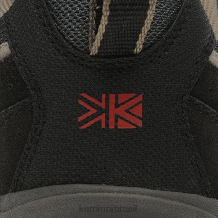 Karrimor homens montar sapatos baixos para caminhada preto calçados 822281