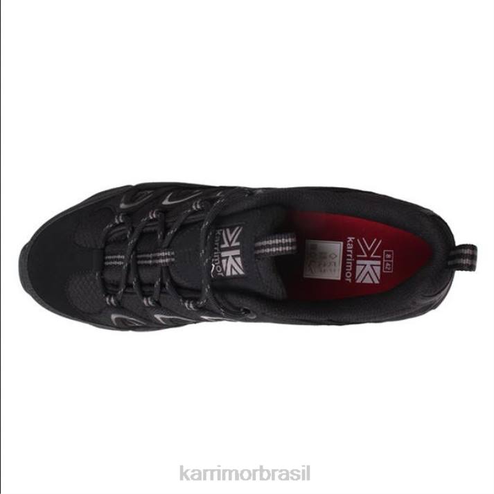 Karrimor homens sapatos de caminhada de cume preto calçados 822279