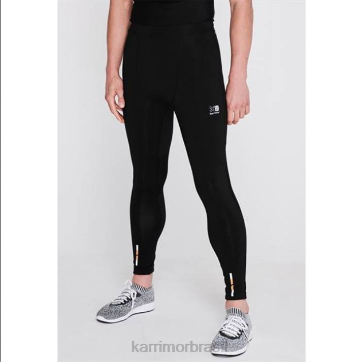 Karrimor homens meia-calça de corrida x lite preto roupas 82225