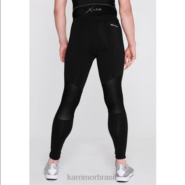 Karrimor homens meia-calça de corrida x lite preto roupas 82225