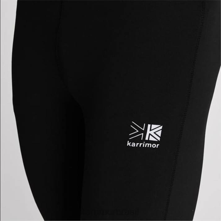 Karrimor homens x lite corrida capris preto roupas 822211