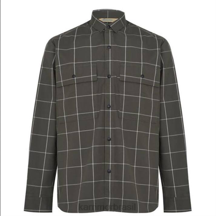 Karrimor homens camisa manga longa kilda cáqui roupas 8222133