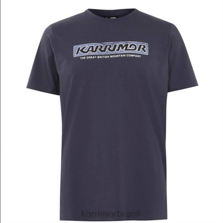 Karrimor homens camiseta Aço azul roupas 8222185