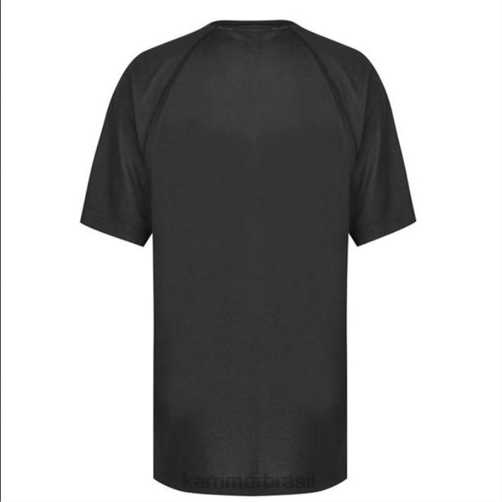 Karrimor homens camiseta técnica aspen preto/carvão roupas 8222183