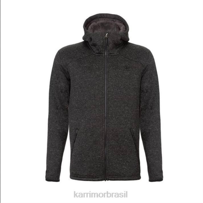 Karrimor homens moletom com capuz de manga comprida marga negra roupas 8222147