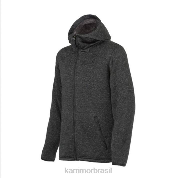 Karrimor homens moletom com capuz de manga comprida marga negra roupas 8222147