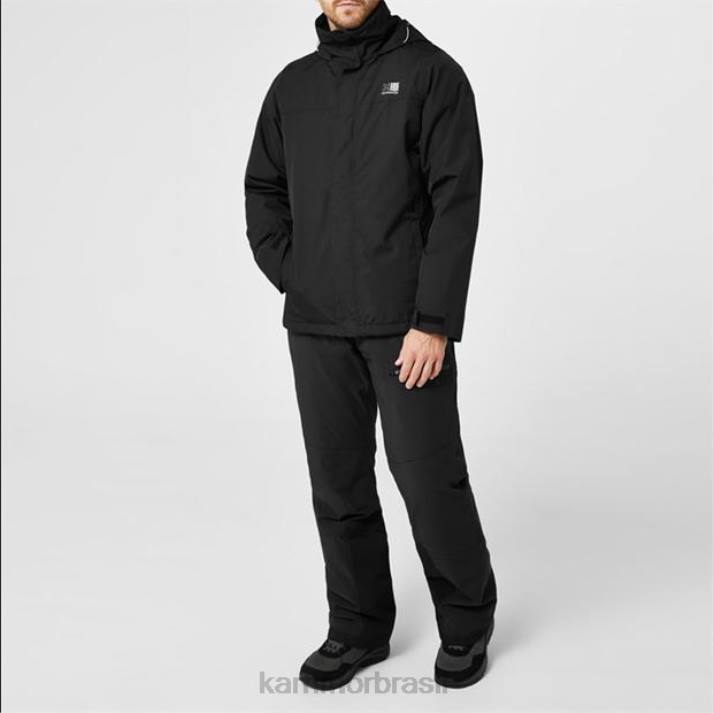 Karrimor homens Jaqueta Weathertite 3 em 1 preto roupas 8222175