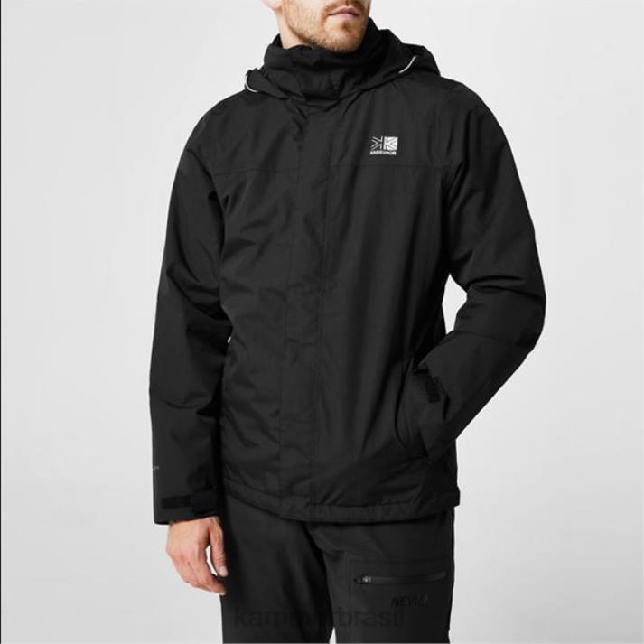 Karrimor homens Jaqueta Weathertite 3 em 1 preto roupas 8222175