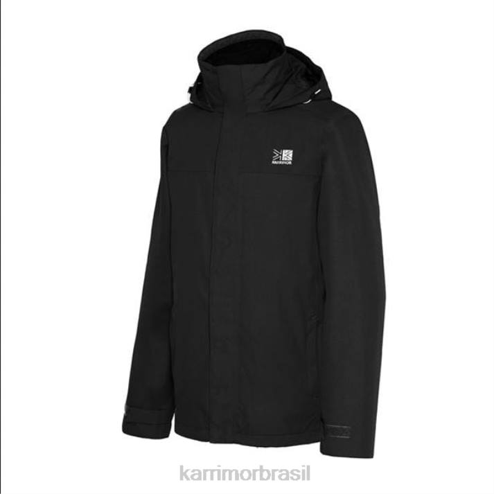 Karrimor homens Jaqueta Weathertite 3 em 1 preto roupas 8222175