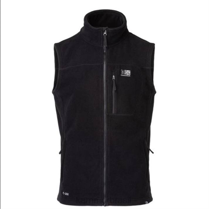 Karrimor homens colete de lã preto roupas 8222174