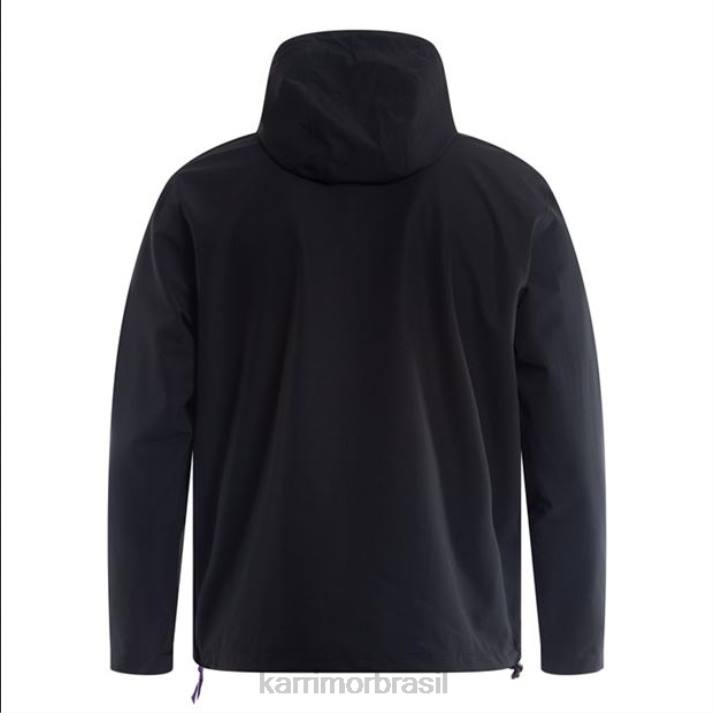 Karrimor homens jaqueta assobiador k2 preto/carvão roupas 8222156