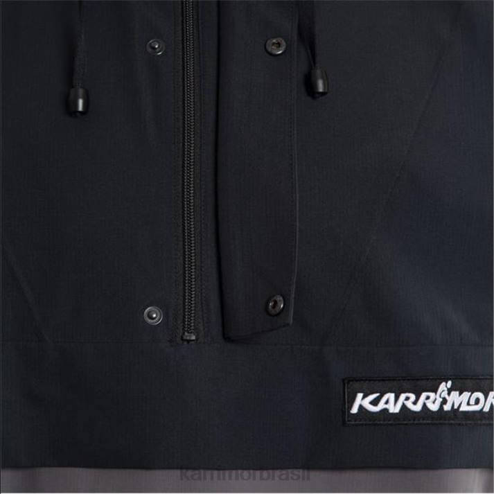 Karrimor homens jaqueta assobiador k2 preto/carvão roupas 8222156