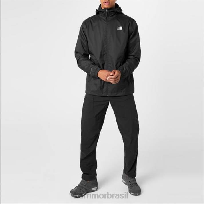 Karrimor homens jaqueta com capuz serra preto roupas 8222267