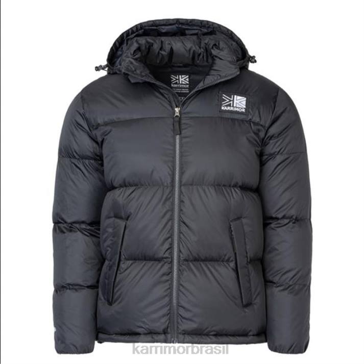 Karrimor homens jaqueta de acampamento base preto roupas 8222161