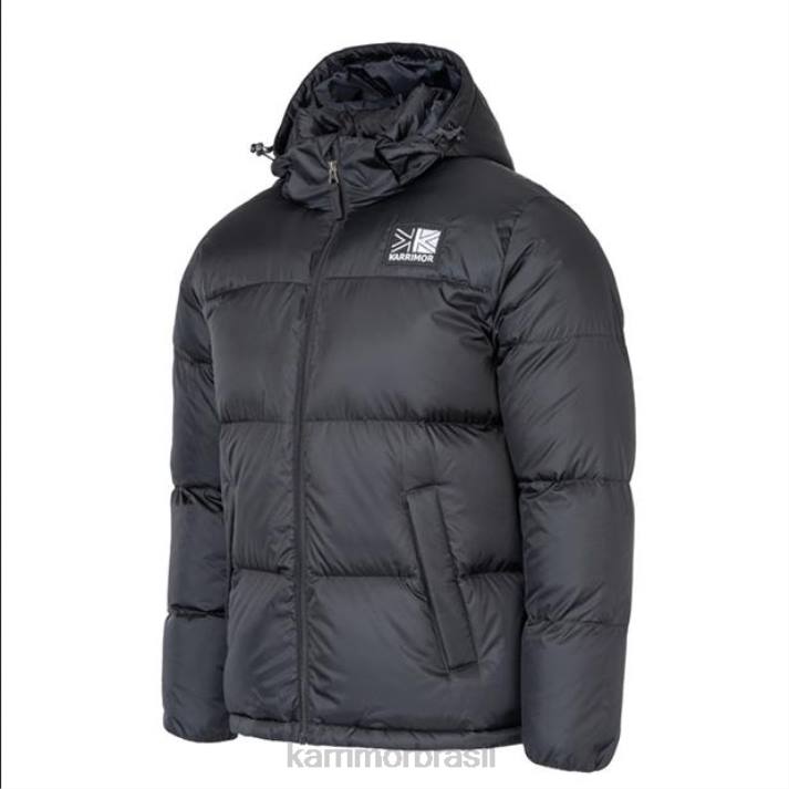 Karrimor homens jaqueta de acampamento base preto roupas 8222161