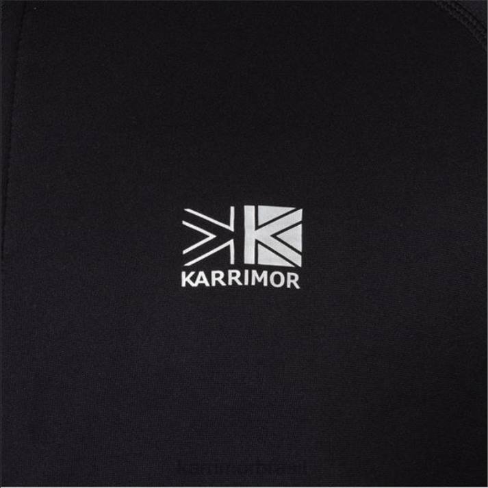 Karrimor homens jaqueta de lã helix preto roupas 8222167