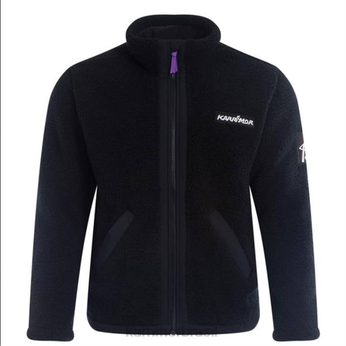 Karrimor homens jaqueta de lã sherpa k2 preto roupas 8222157