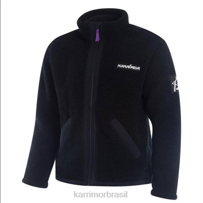 Karrimor homens jaqueta de lã sherpa k2 preto roupas 8222157