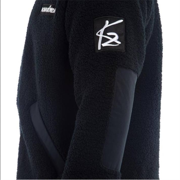 Karrimor homens jaqueta de lã sherpa k2 preto roupas 8222157