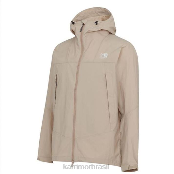 Karrimor homens jaqueta leve triton areia bege roupas 8222171