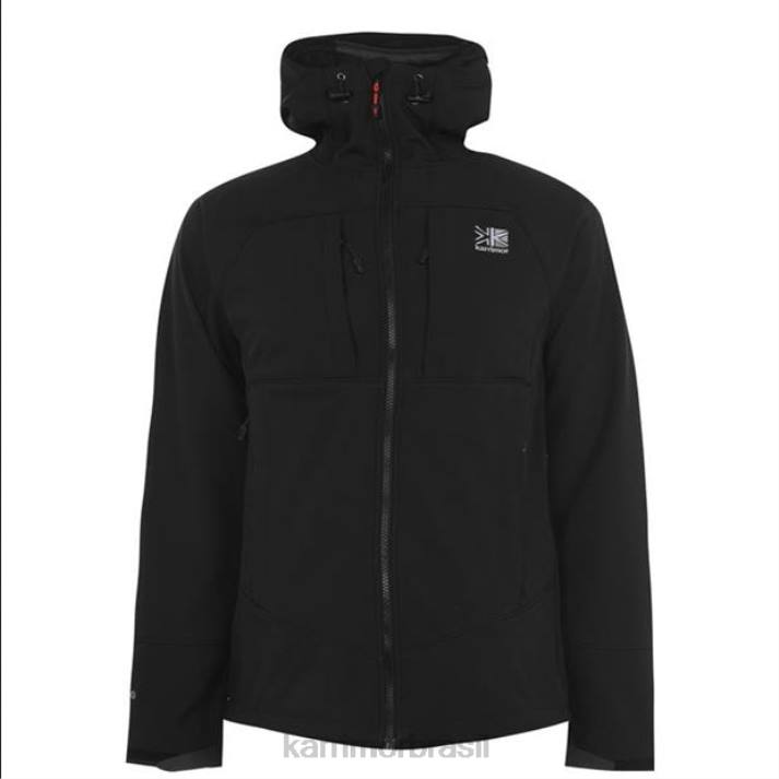 Karrimor homens jaqueta softshell alpiniste preto roupas 8222176