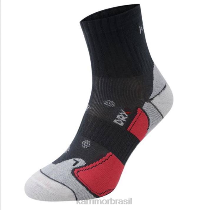 Karrimor mulheres 2 pacotes de meias de corrida meio cinza acessórios 822249
