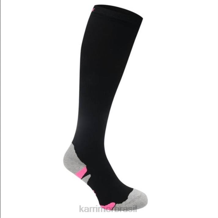 Karrimor mulheres meias de corrida de compressão preto acessórios 822237