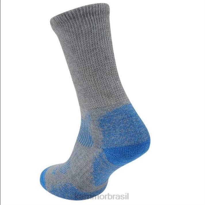 Karrimor mulheres meias leves de fibra merino para caminhada cinza azulado acessórios 8222120