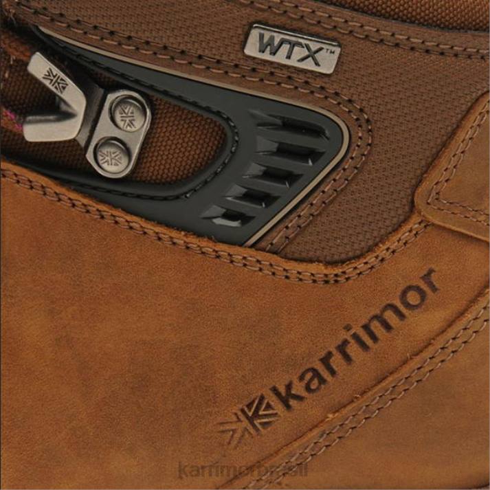 Karrimor mulheres bota de caminhada chita marrom calçados 822286