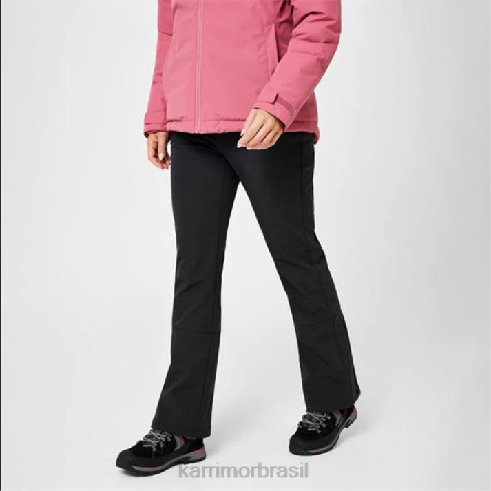 Karrimor mulheres botas de caminhada de rock quente preto/rosa calçados 822290