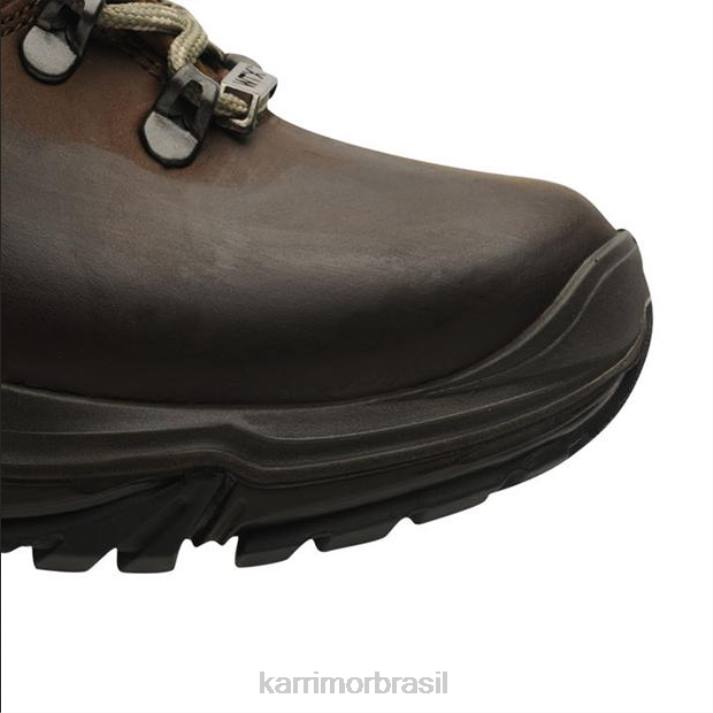 Karrimor mulheres botas impermeáveis ​​cheviot marrom calçados 822289