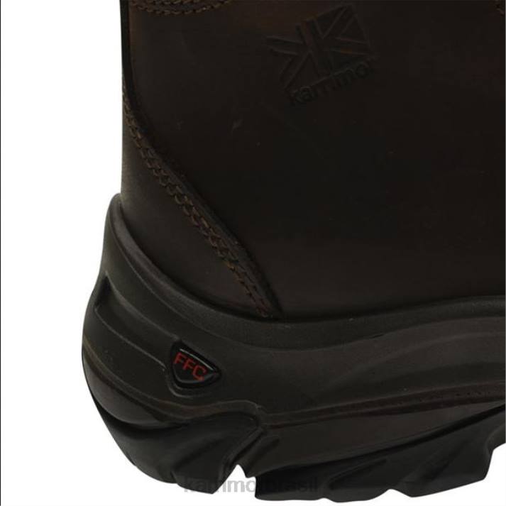 Karrimor mulheres botas impermeáveis ​​cheviot marrom calçados 822289