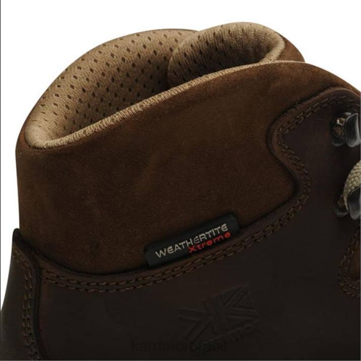 Karrimor mulheres botas impermeáveis ​​cheviot marrom calçados 822289