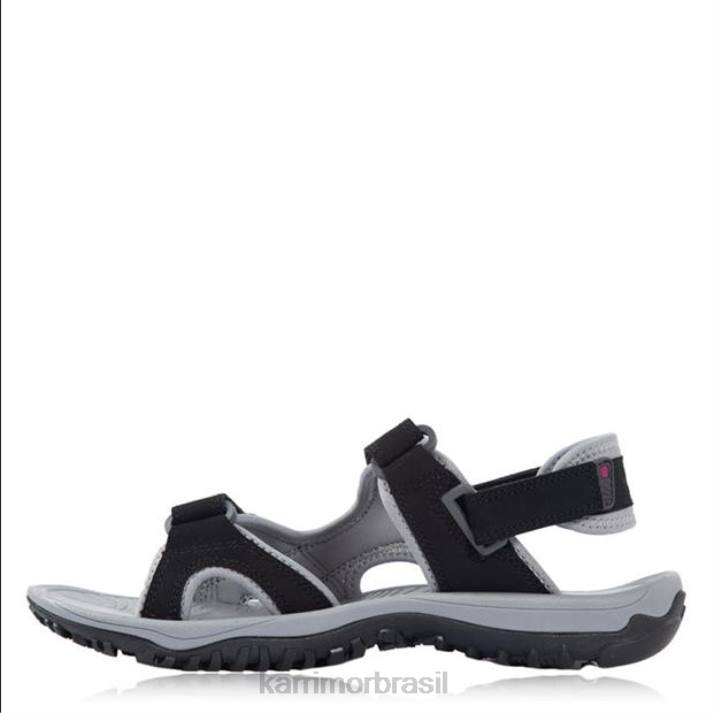 Karrimor mulheres sandálias antibes preto calçados 8222112