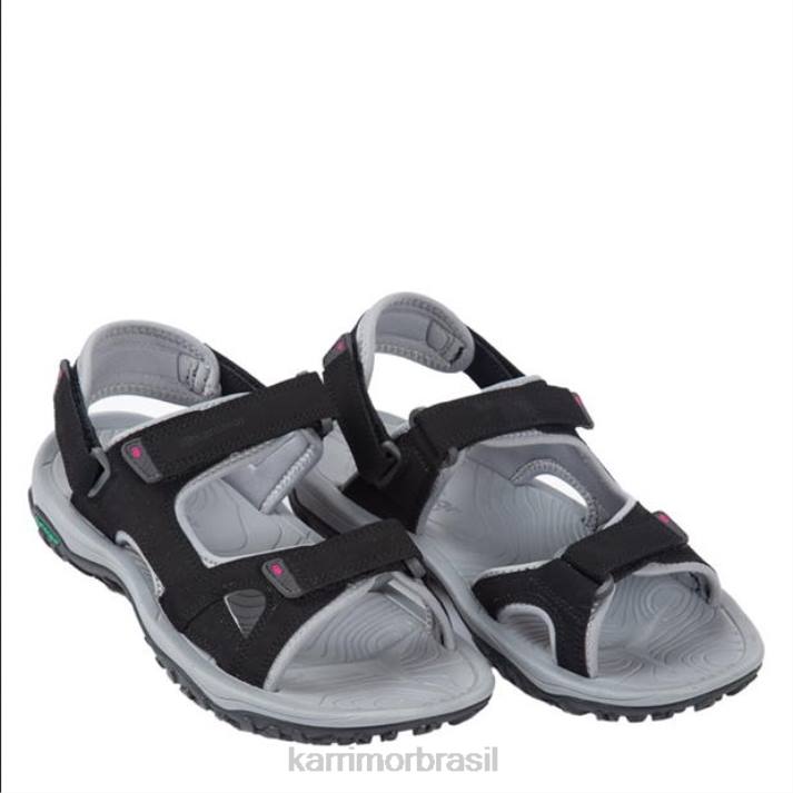 Karrimor mulheres sandálias antibes preto calçados 8222112