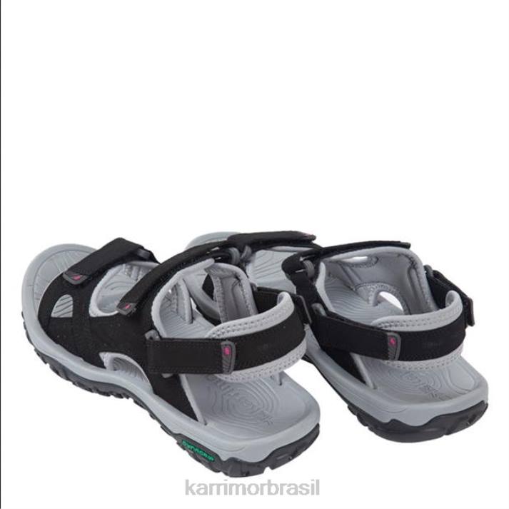 Karrimor mulheres sandálias antibes preto calçados 8222112