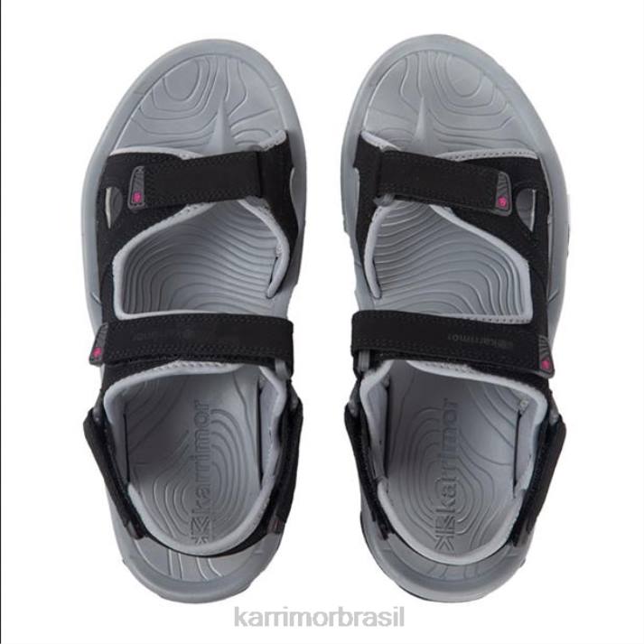 Karrimor mulheres sandálias antibes preto calçados 8222112