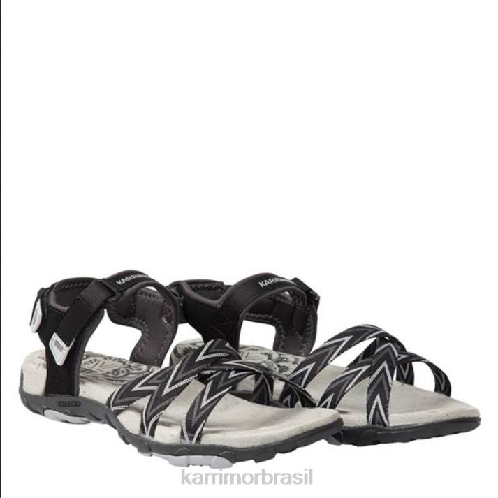 Karrimor mulheres sandálias de caminhada salina preto calçados 8222105