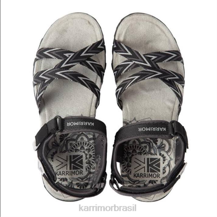 Karrimor mulheres sandálias de caminhada salina preto calçados 8222105
