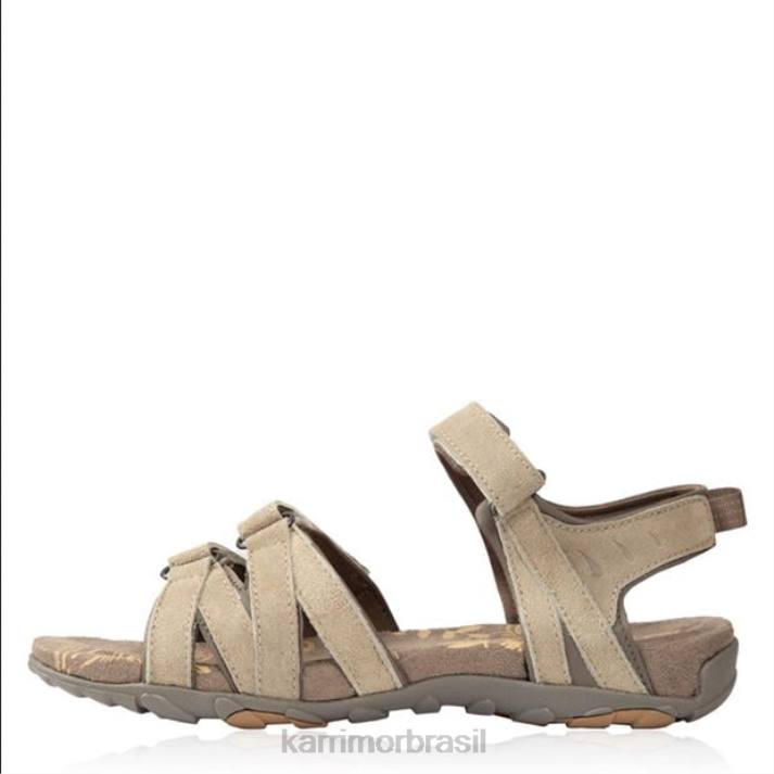 Karrimor mulheres sandálias de couro tuvalu bronzeado calçados 8222111