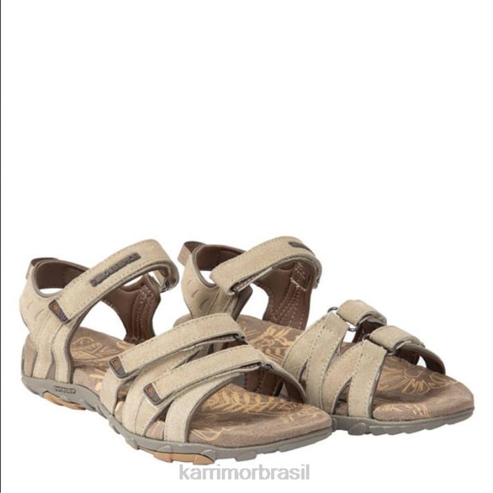 Karrimor mulheres sandálias de couro tuvalu bronzeado calçados 8222111