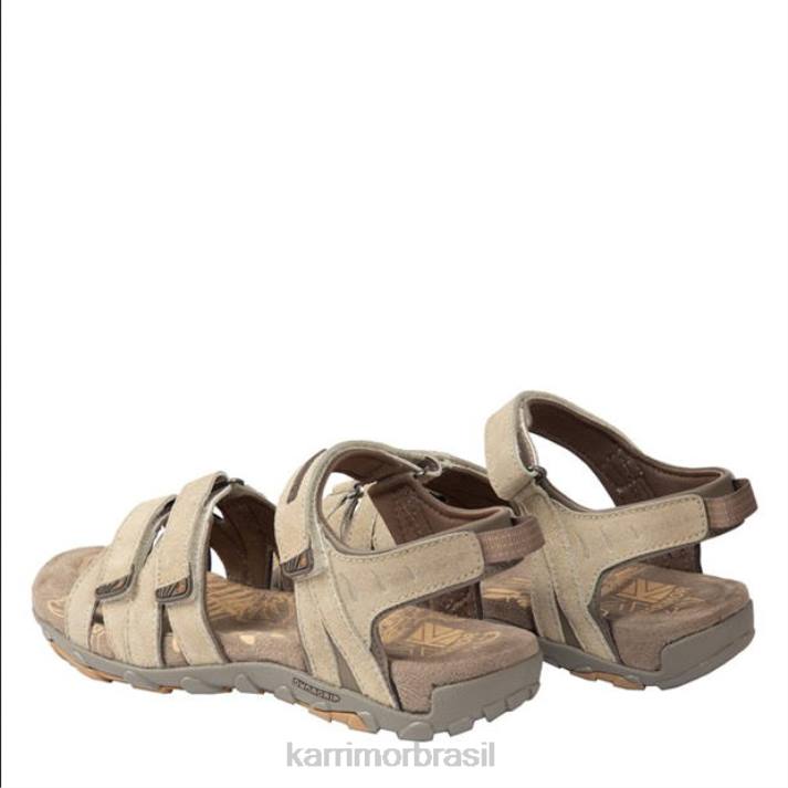 Karrimor mulheres sandálias de couro tuvalu bronzeado calçados 8222111