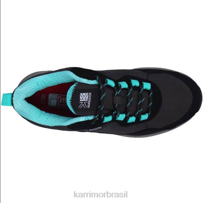 Karrimor mulheres sapato de caminhada verdi carvão/azul-petróleo calçados 822292