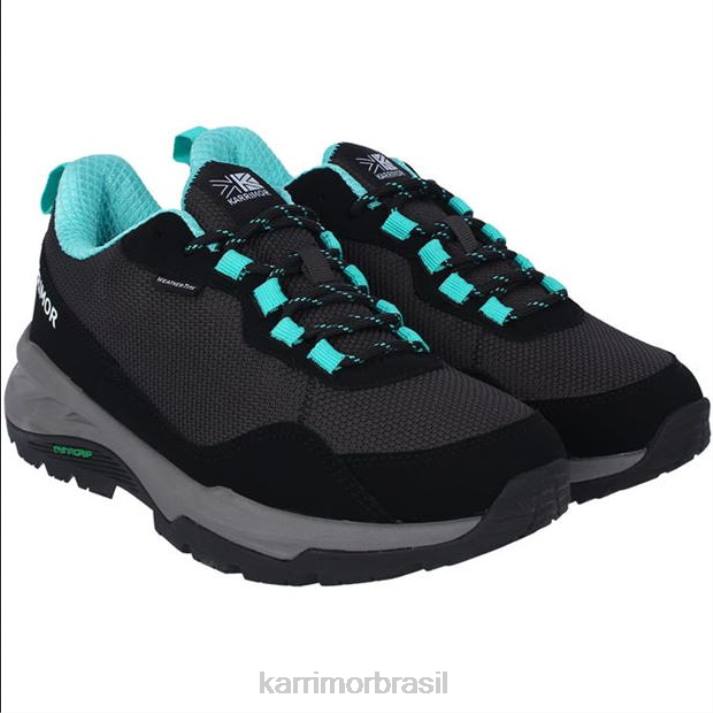 Karrimor mulheres sapato de caminhada verdi carvão/azul-petróleo calçados 822292