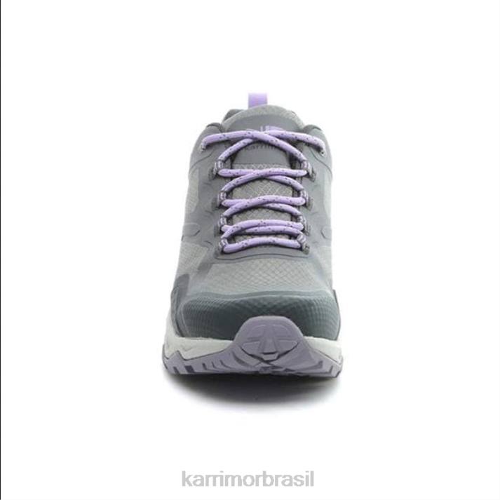 Karrimor mulheres sapatos de caminhada baixos em espiral cinza calçados 822293