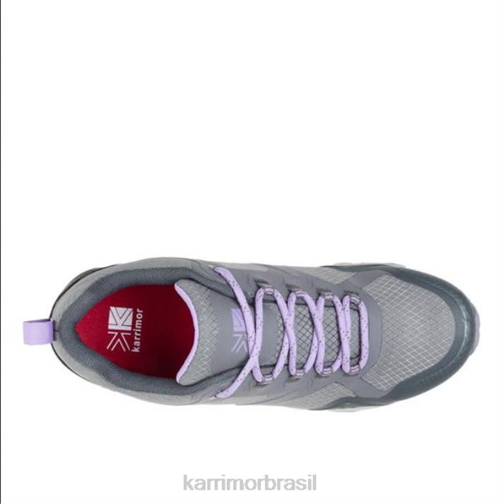 Karrimor mulheres sapatos de caminhada baixos em espiral cinza calçados 822293