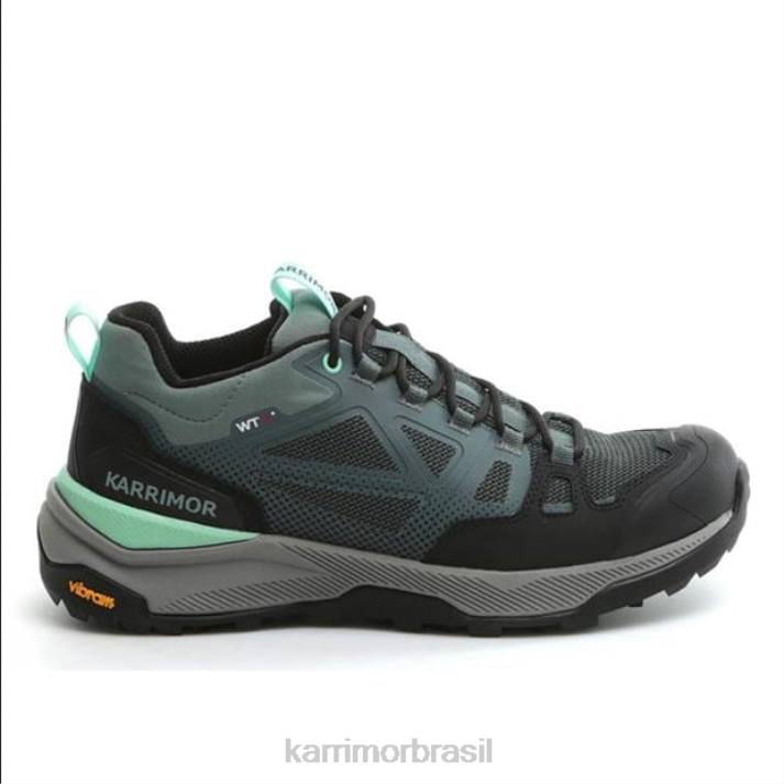 Karrimor mulheres sapatos de caminhada baixos helix preto calçados 822291