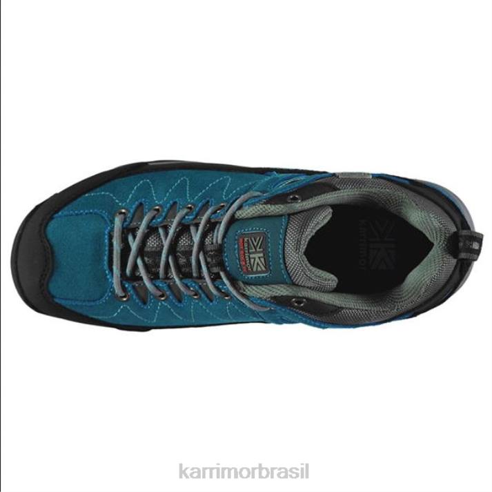 Karrimor mulheres sapatos de caminhada baixos hot rock cerceta calçados 822295