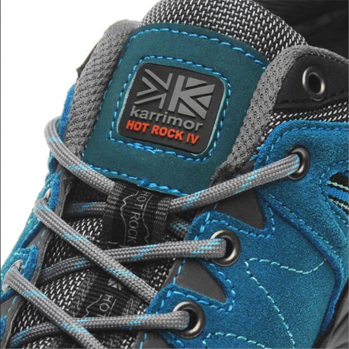 Karrimor mulheres sapatos de caminhada baixos hot rock cerceta calçados 822295